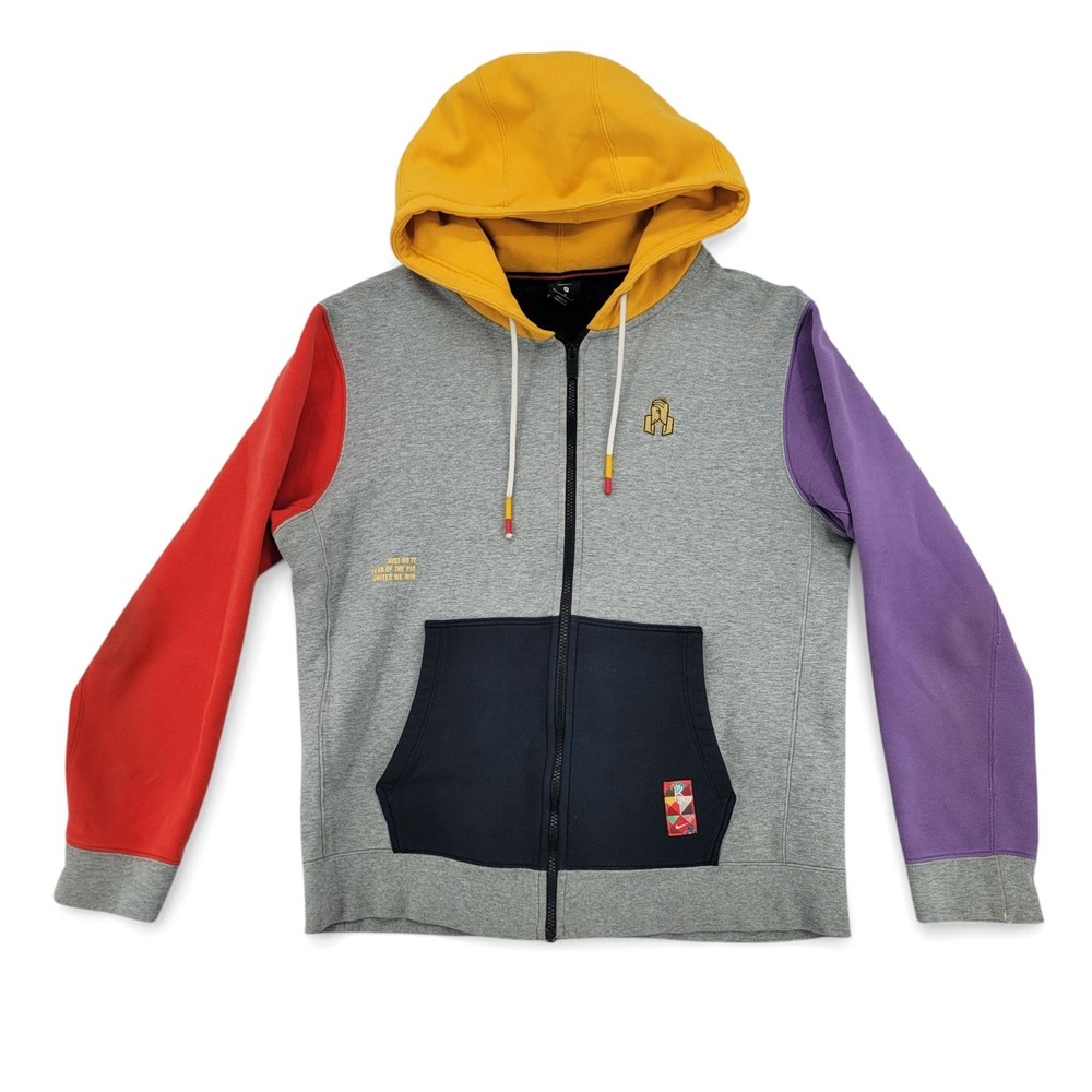 Nike Kyrie Mens M Hoodie Zip Colorblock CNY Year Of Pig Basketball‎